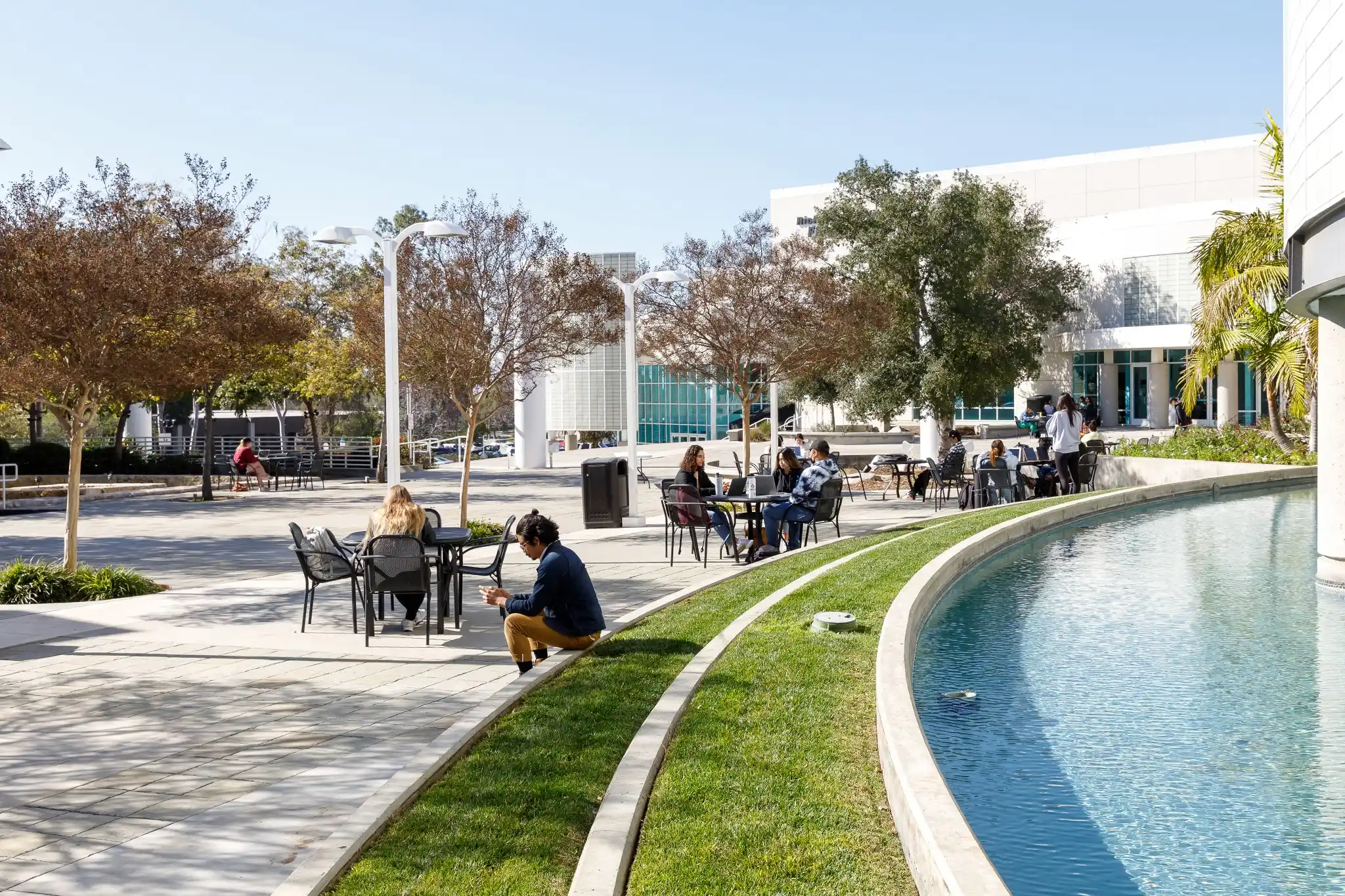 Student in cap and gown