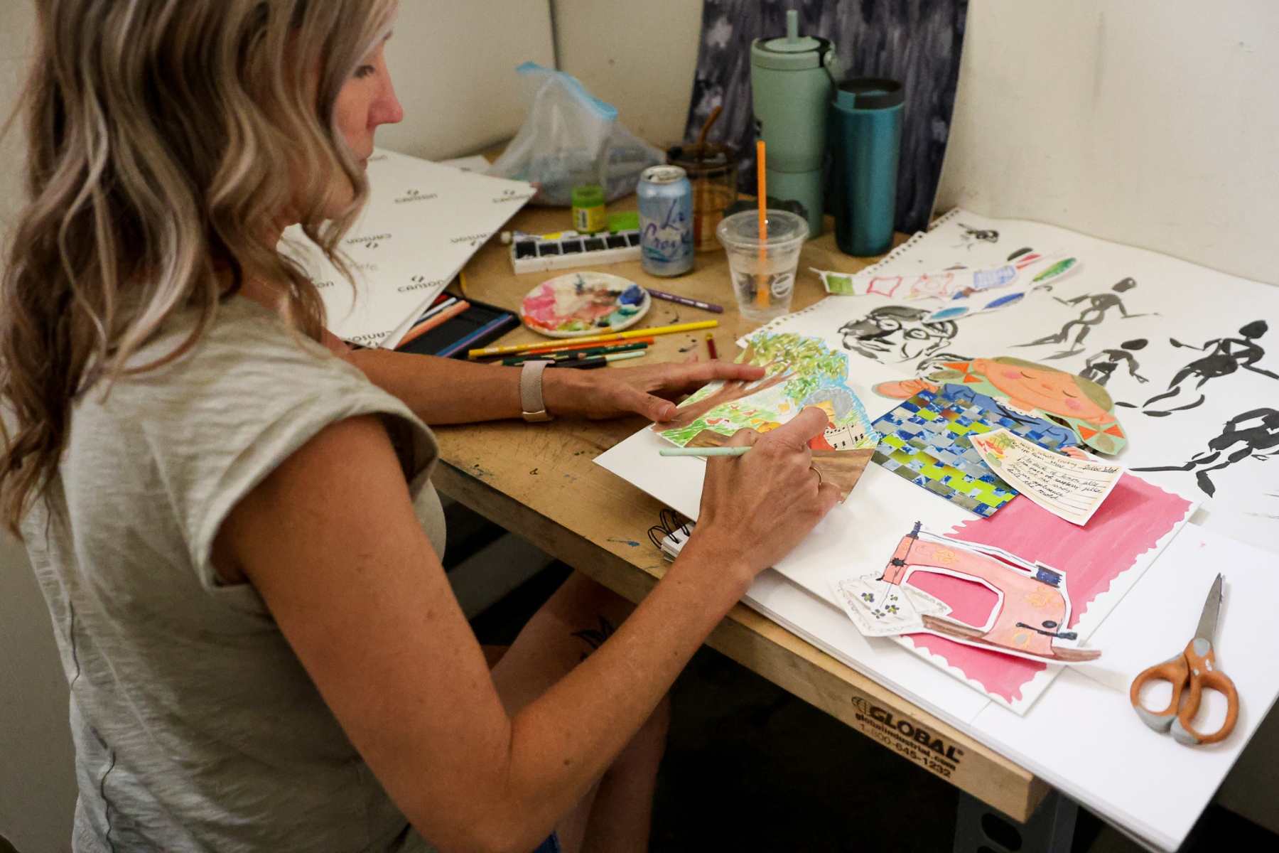 a warner bros building hosting the Azusa School of the Arts event