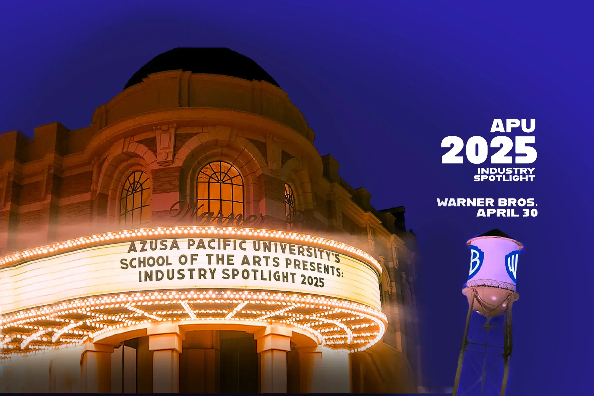 Warner Brothers building presenting apu's 2025 industry spotlight event 