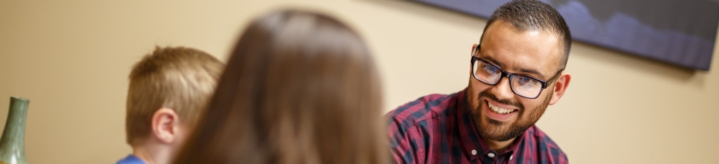 Psychologist smiling