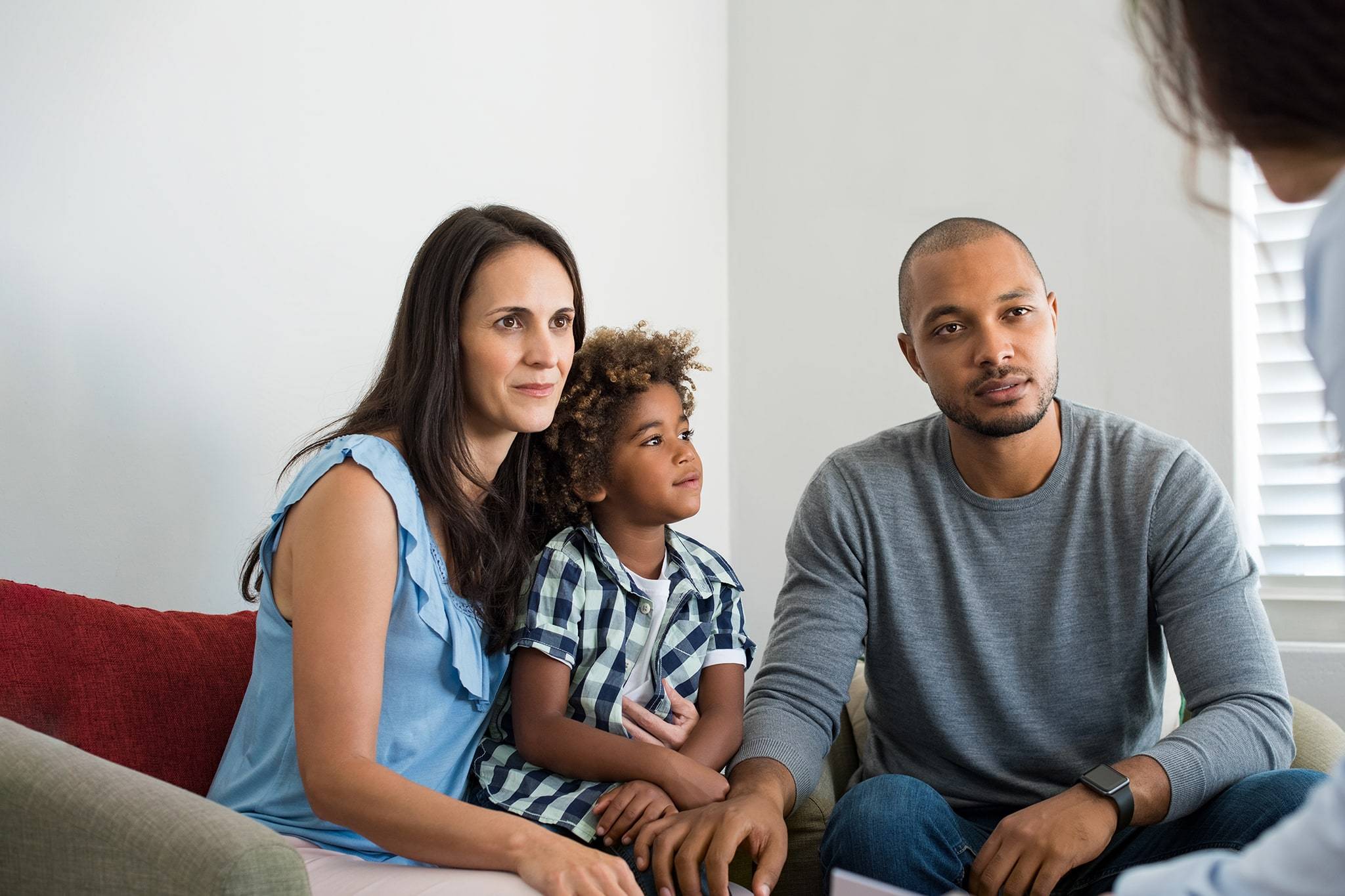 Married couple with therapist