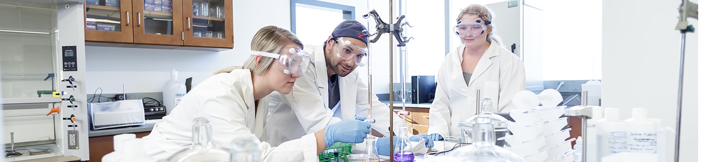 Students in lab