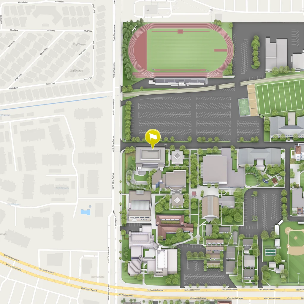 static image of welcome center's location