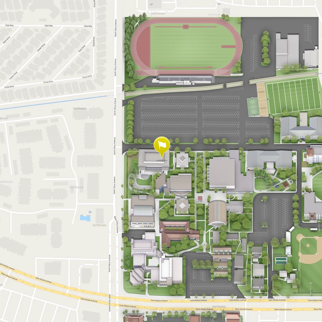 static map of psychology location