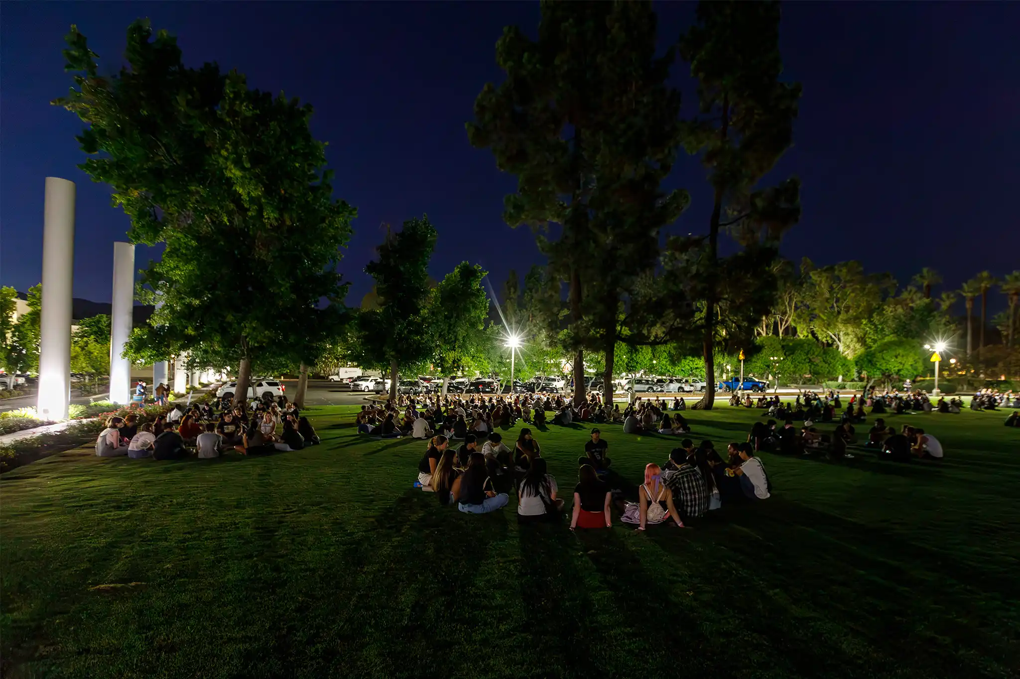 West Campus Lawn at Azusa Pacific University in Azusa, CA — open outdoor event space for gatherings and community events