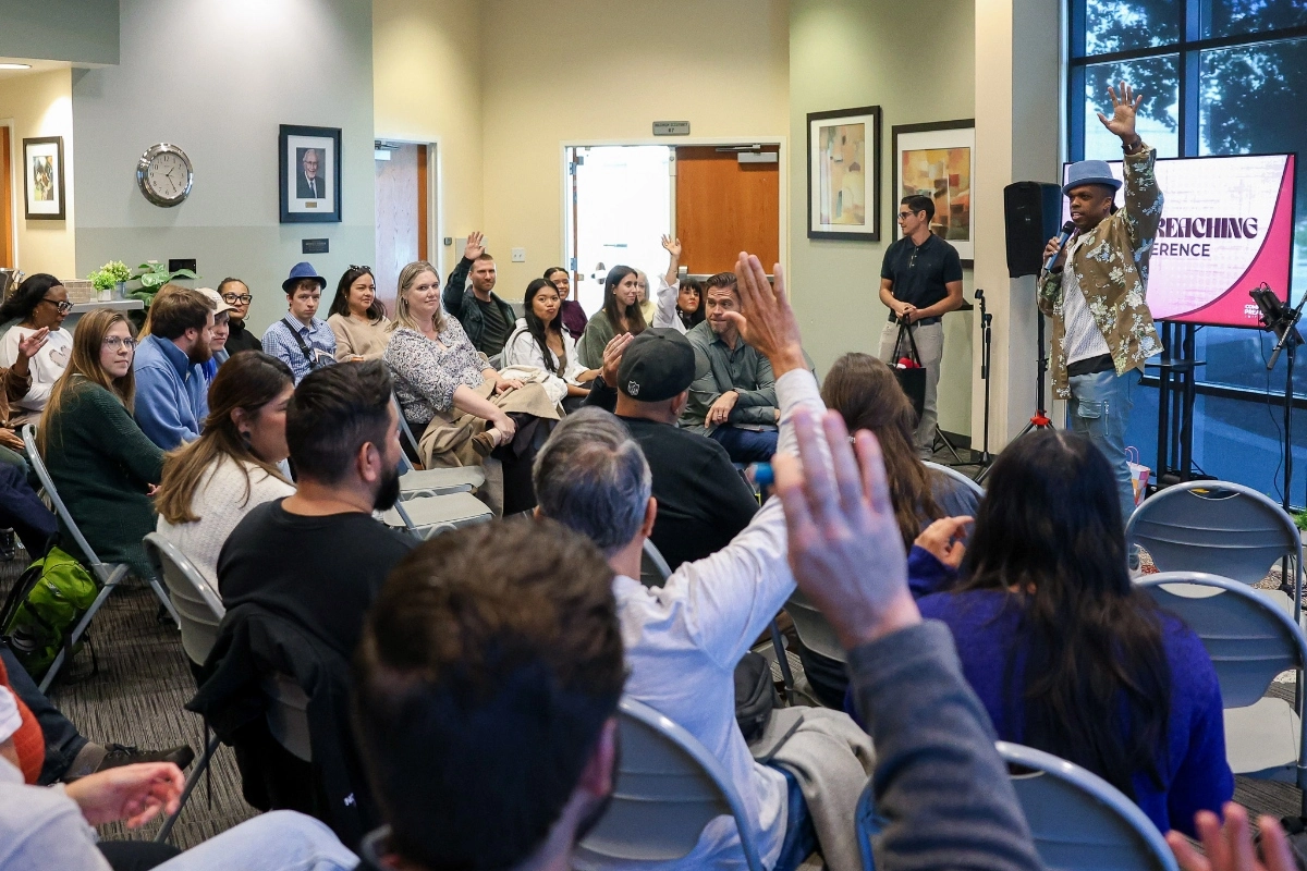 VIP Room at APU West Campus — intimate meeting and event space seating up to 60 guests
