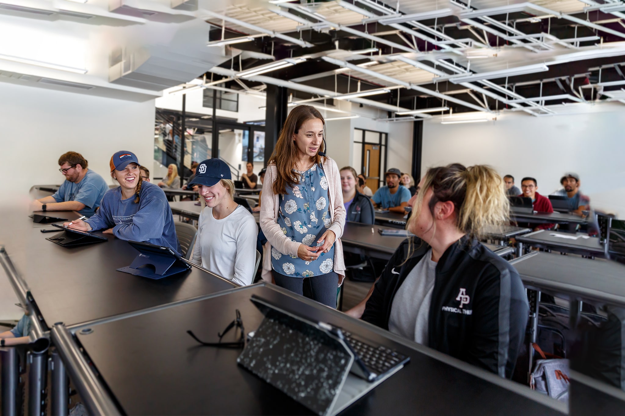 Students and instructor in classroom