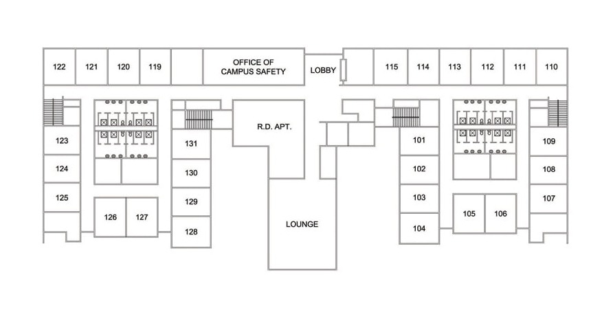 Floor layout map