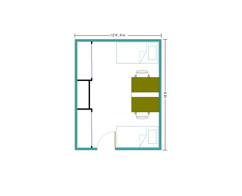 Room layout map