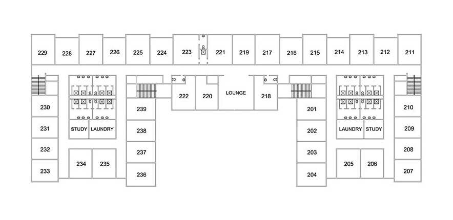 Floor layout map