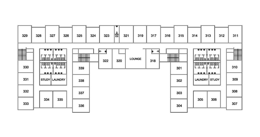 Floor layout map
