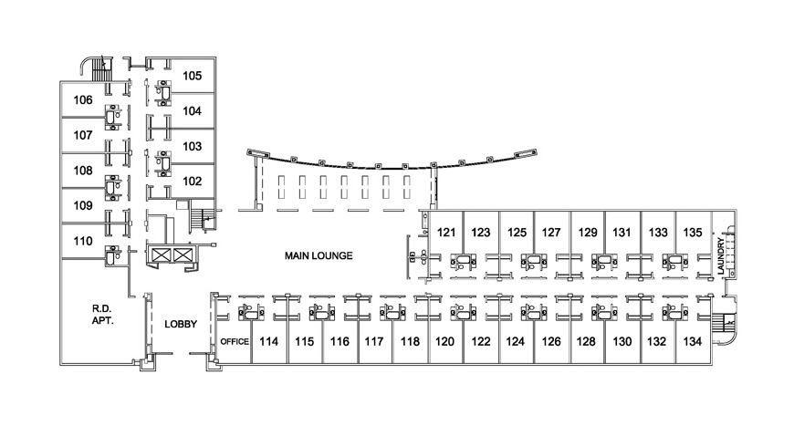First floor layout map