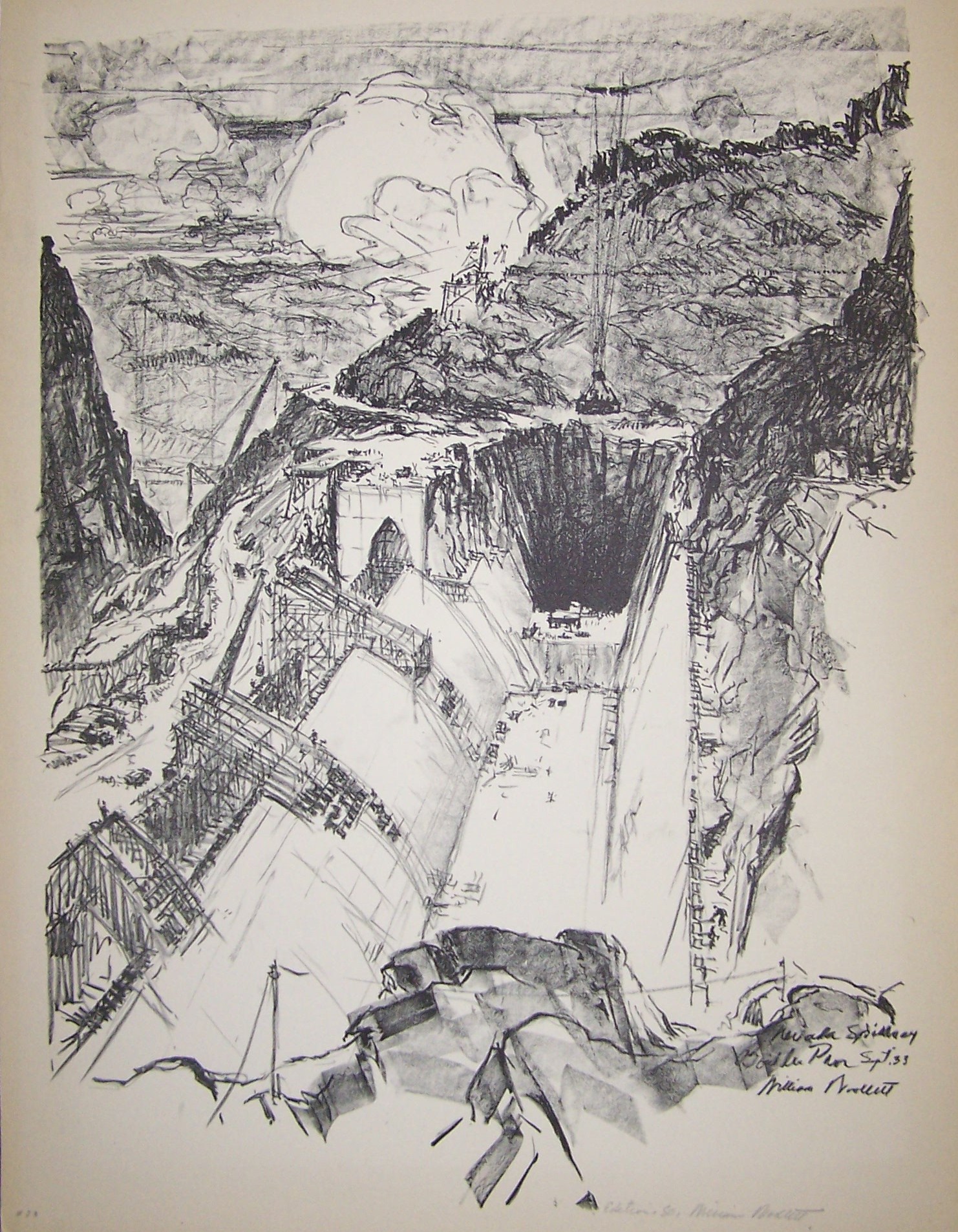 Boulder Dam Nevada Spillway