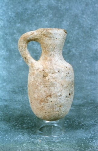 Israelite Juglet with Slightly Pointed Base, from the Iron I-Iron IIA Period, 1200-900 BCE