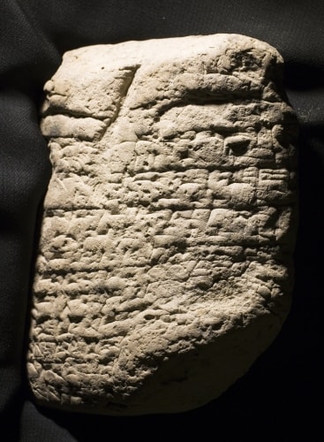 Cuneiform Tablet (reverse view)