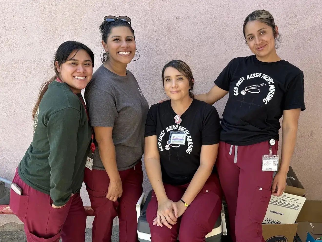 APU nursing students treated an assaulted homeless man