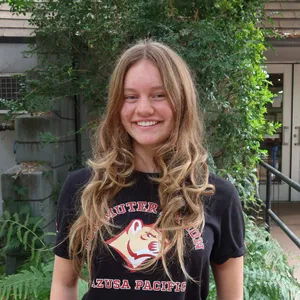Brooke smiling