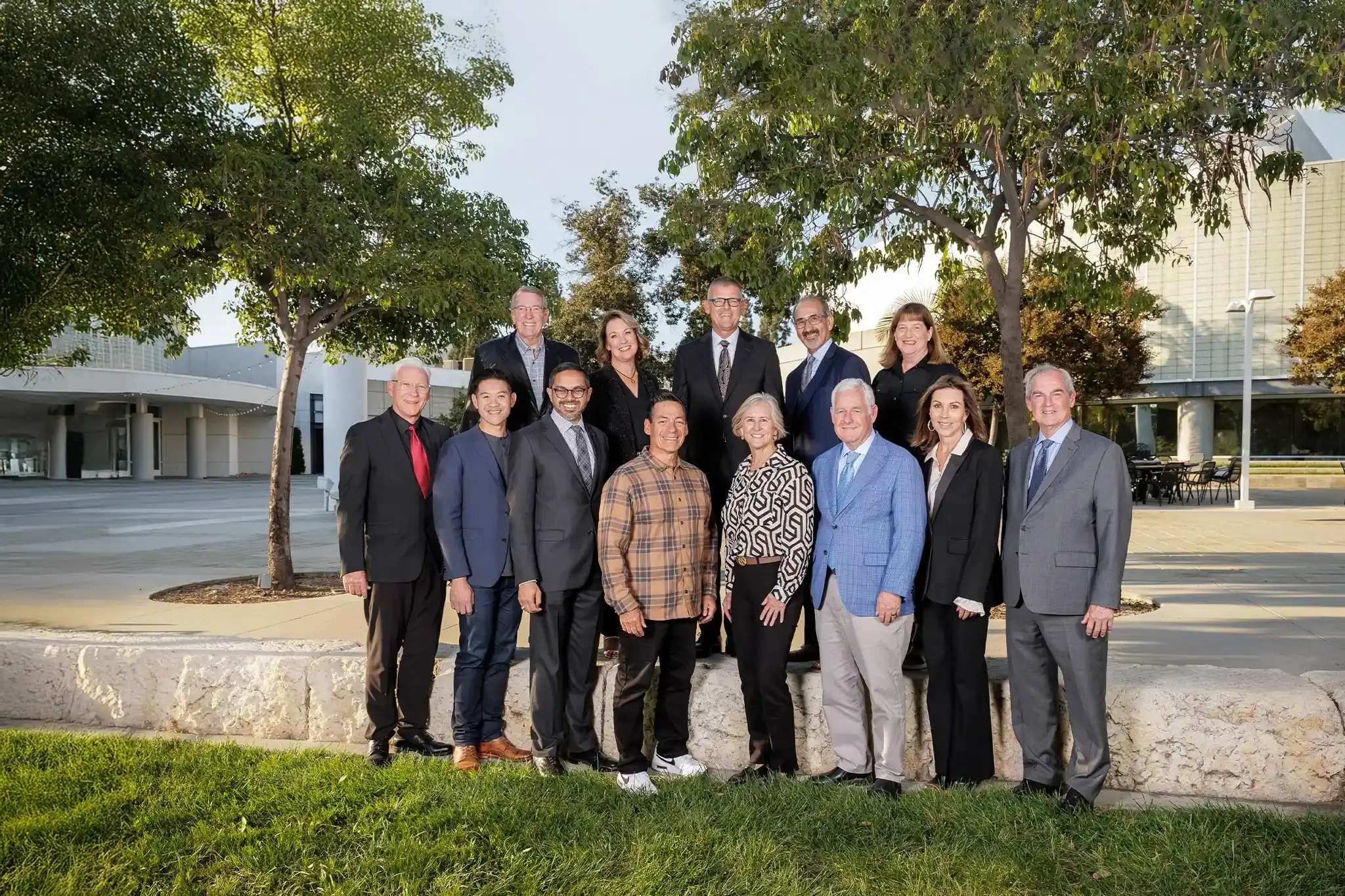 A group portrait of the Azusa Pacific University Board of Trustees