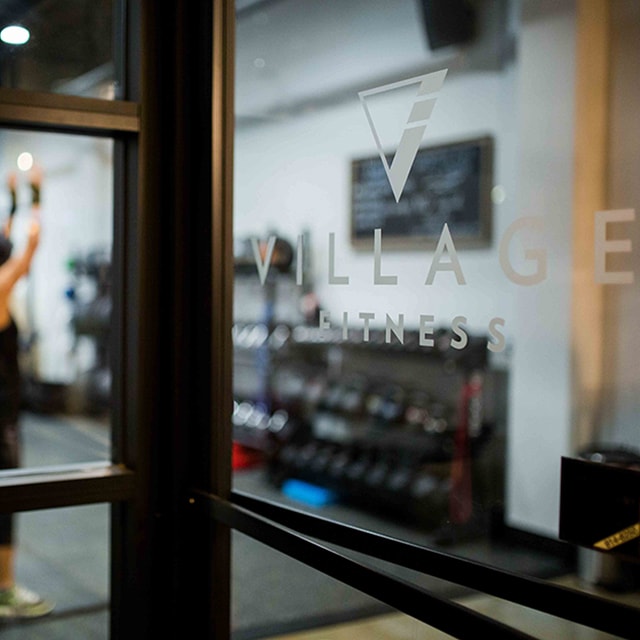 Village Fitness front door