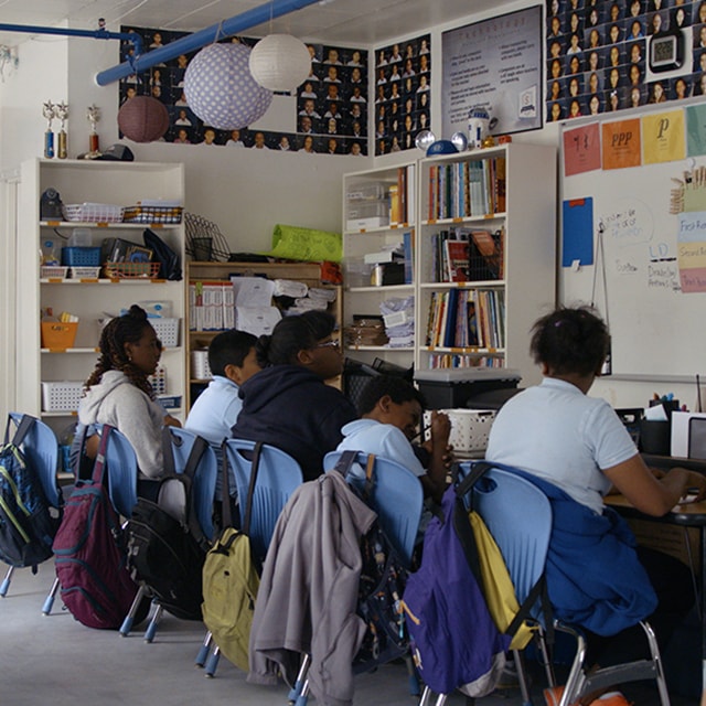 Students in classroom